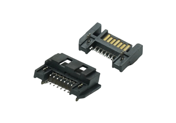 SATA 7P 公座三面包 SMT